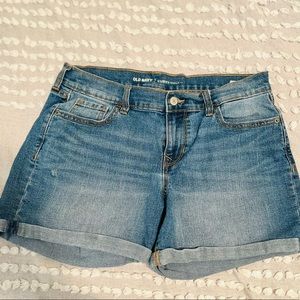 Old Navy Curvy Profile Womens Jean Shorts size 6